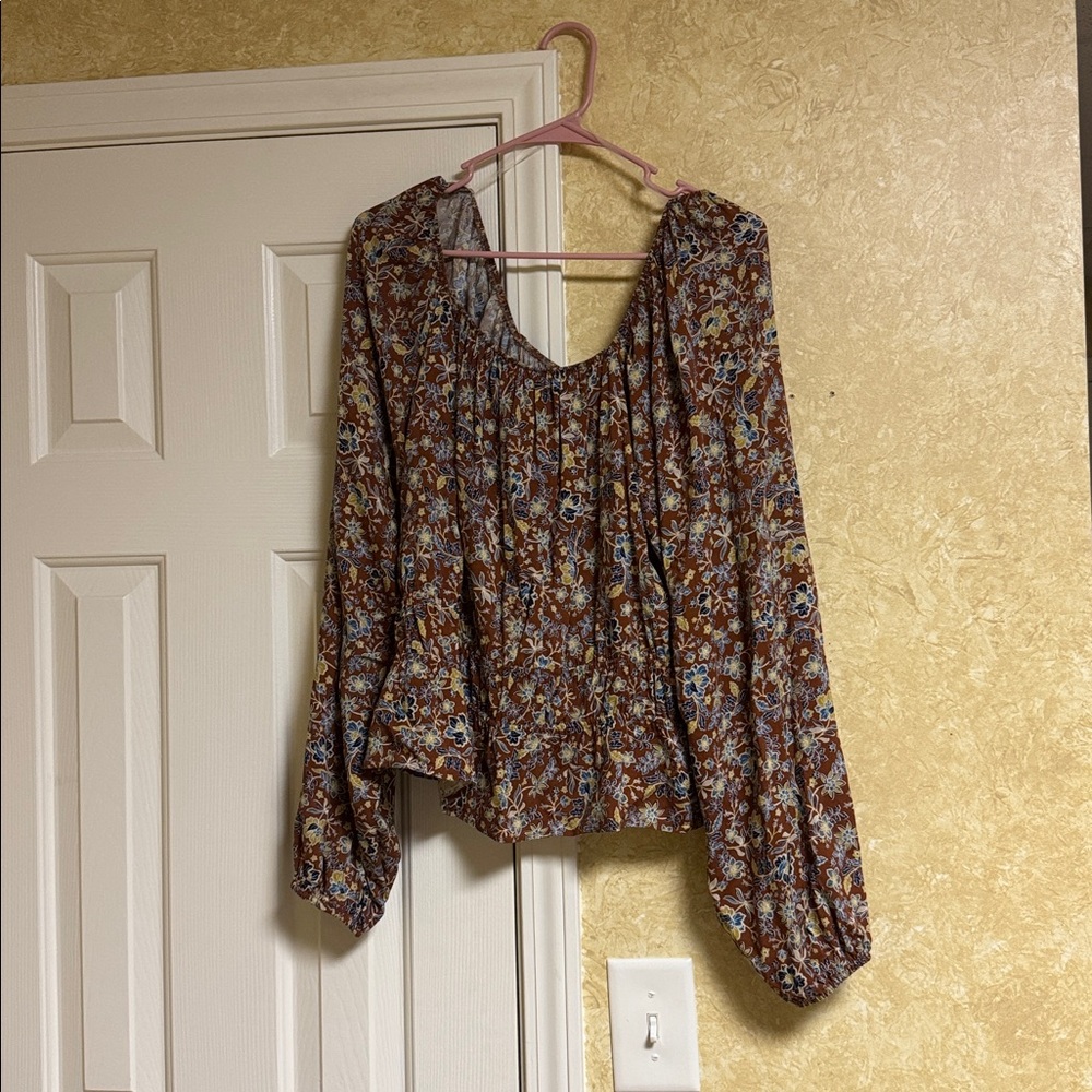 Floral Long Sleeve Top